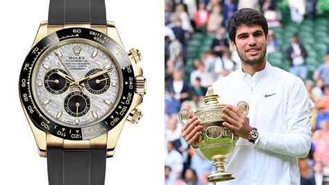 carlos alcaraz wimbledon rolex|carlos alcaraz watches.